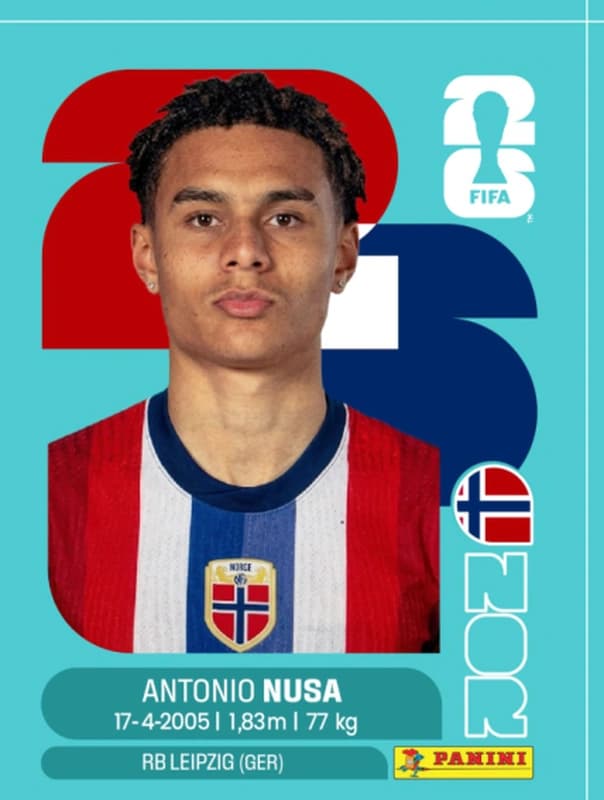 Postal NOR19 Antonio Nusa