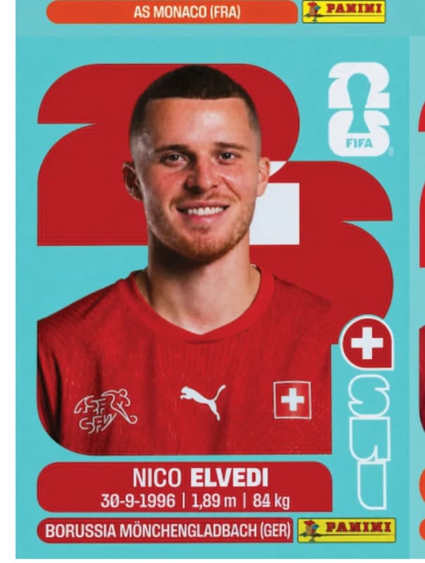 Postal SUI6 Nico Elvedi