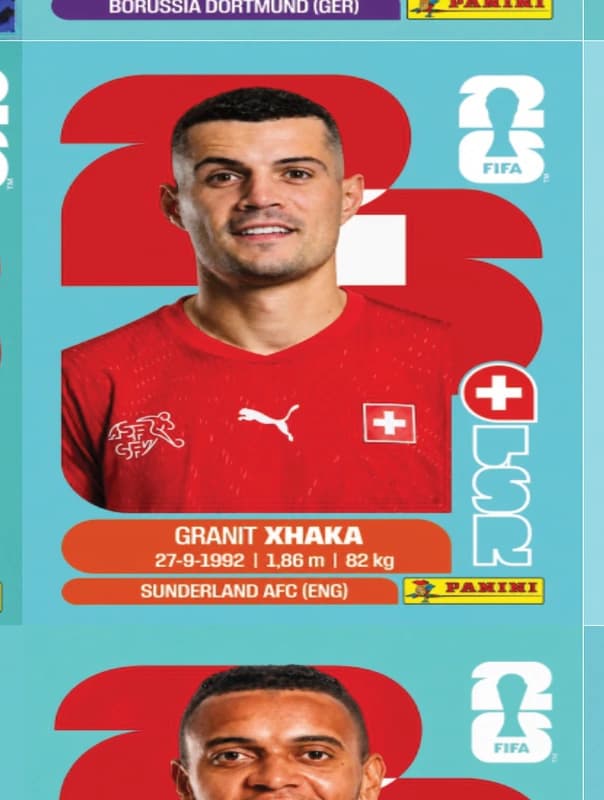 Postal SUI9 Granit Xhaka