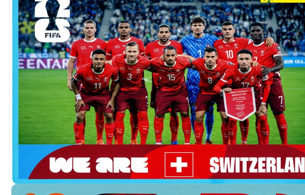 Postal SUI13 Seleccion Nacional De Suiza