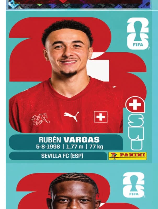 Postal SUI18 Ruben Vargas