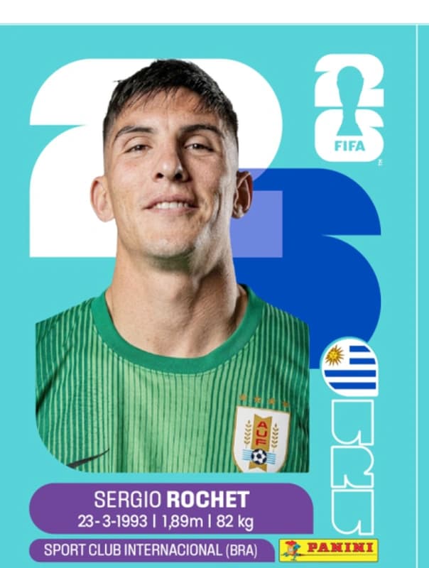Postal URU2 Sergio Rochet