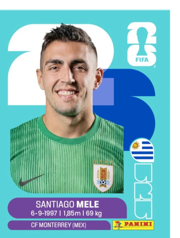 Postal URU3 Santiago Mele