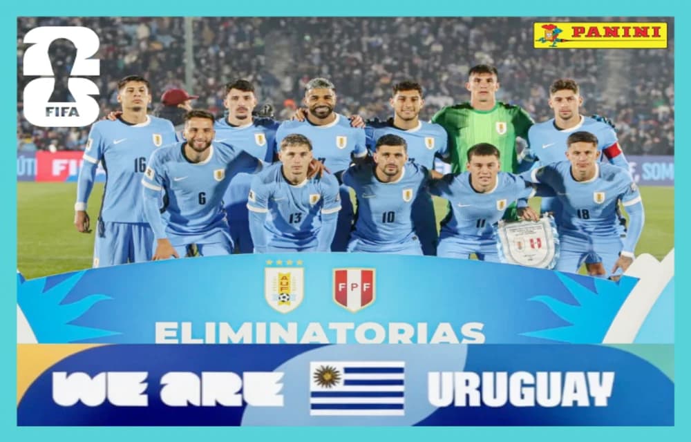 Postal URU13 Seleccion Nacional De Uruguay