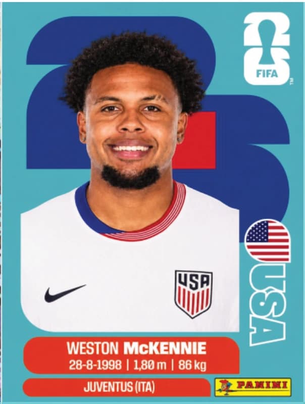 Postal USA10 Weston Mckennie