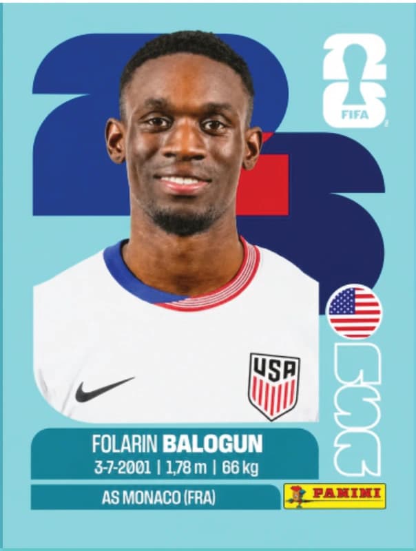Postal USA20 Folarin Balogun