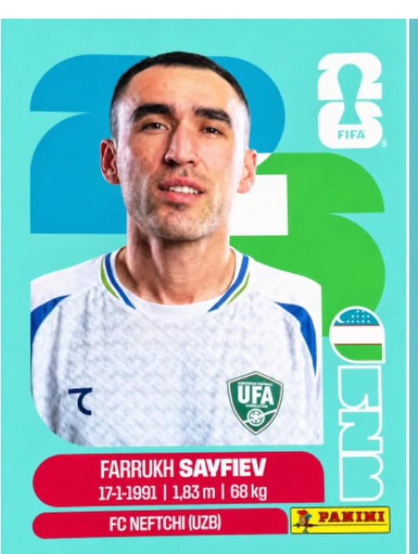 Postal UZB3 Farrukh Sayfiev