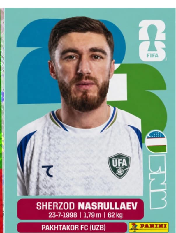 Postal UZB4 Sherzoo Nasrullaev