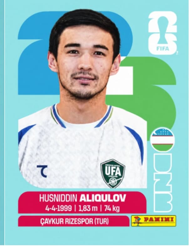 Postal UZB6 Husniddin Aliqulov
