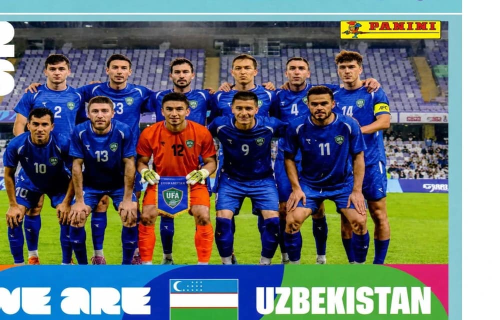 Postal UZB13 Seleccion Nacional De Uzbekistan