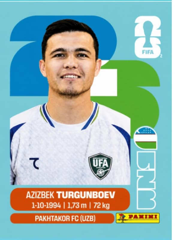 Postal UZB14 Azizbek Turgunboev