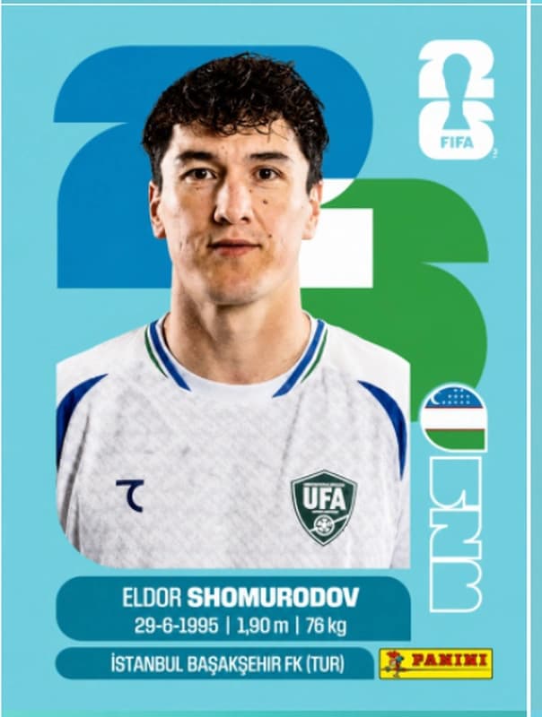 Postal UZB16 Eldor Shomurodov