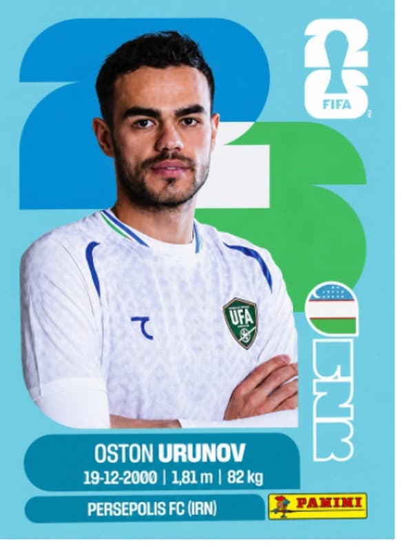 Postal UZB17 Oston Urunov