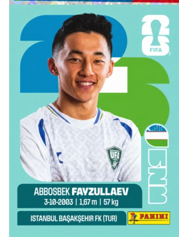Postal UZB20 Abbosbek Fayzullaev