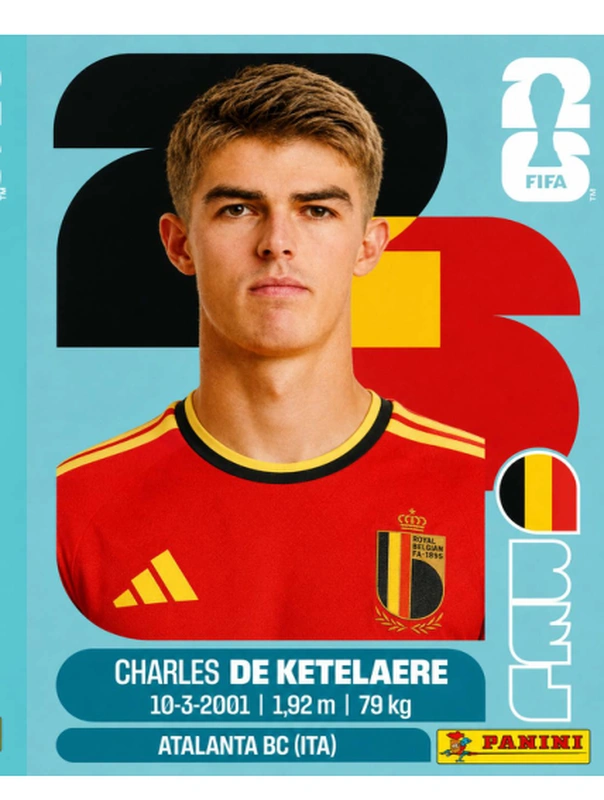 Postal BEL17 Charles De Ketelaere