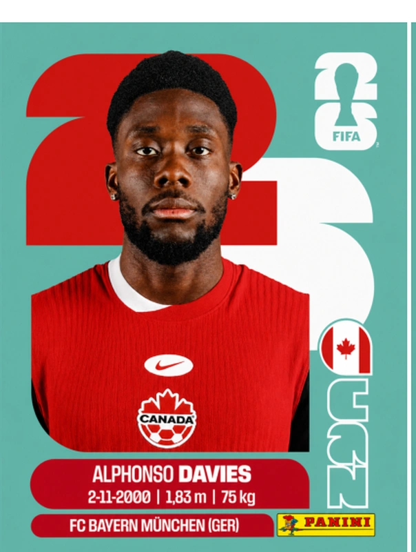 Postal CAN3 Alphonso Davies