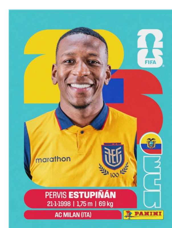 Postal ECU5 Pervis Estupiñan