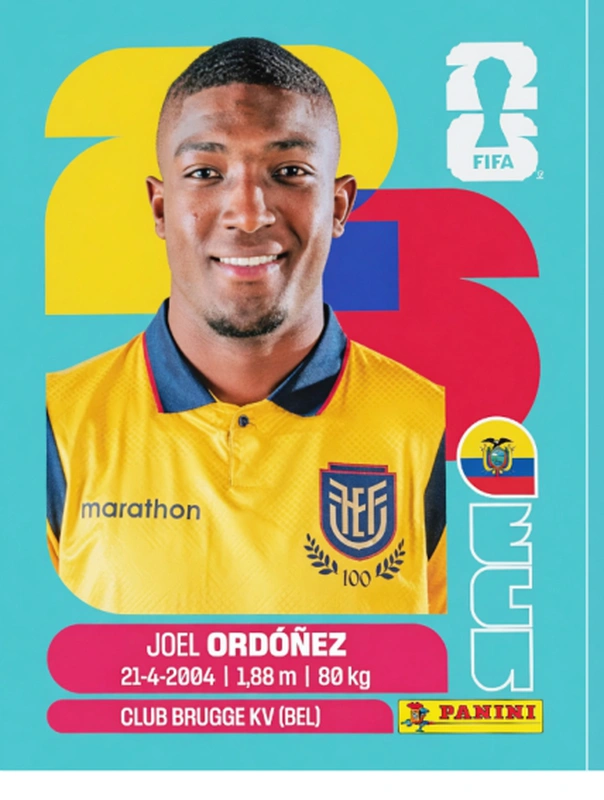 Postal ECU8 Joel Ordoñez