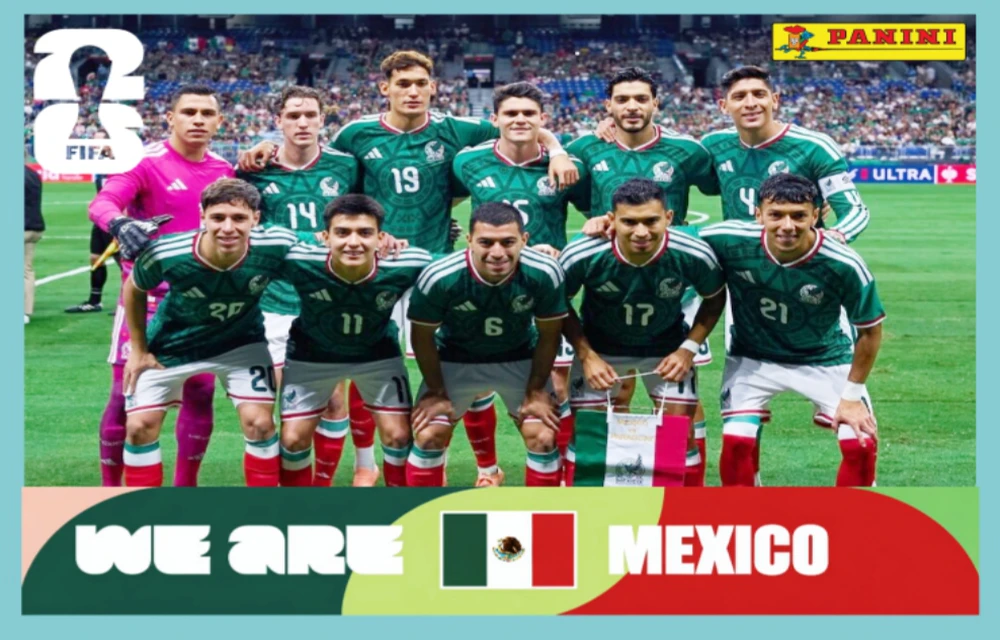 Postal MEX13 Seleccion Mexicana De Fútbol