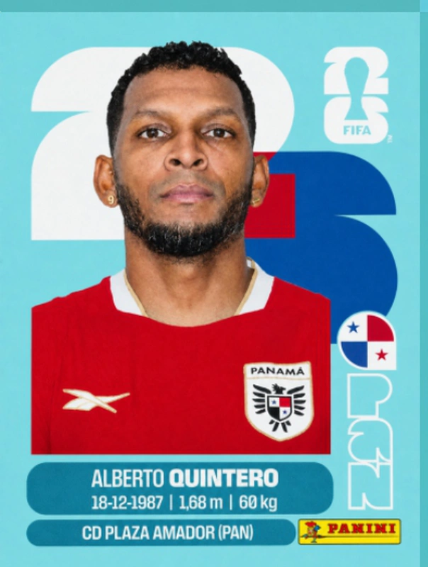 Postal PAN20 Alberto Quintero