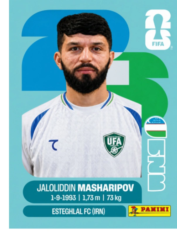 Postal UZB18 Jaloliddin Masharipov